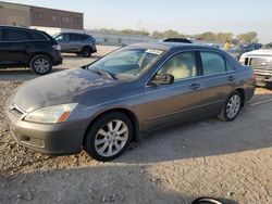 Honda salvage cars for sale: 2007 Honda Accord EX