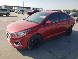 Salvage cars for sale at Grand Prairie, TX auction: 2022 Hyundai Accent SE