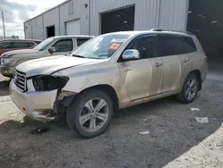 Salvage cars for sale at Jacksonville, FL auction: 2008 Toyota Highlander Sport