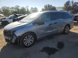 Honda Odyssey lx salvage cars for sale: 2018 Honda Odyssey LX