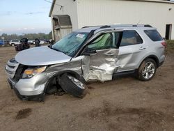 Salvage cars for sale at Portland, MI auction: 2014 Ford Explorer Limited