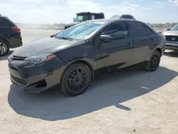 Salvage cars for sale at San Antonio, TX auction: 2017 Toyota Corolla L