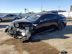 Salvage cars for sale at Chicago Heights, IL auction: 2019 Lexus RC 350