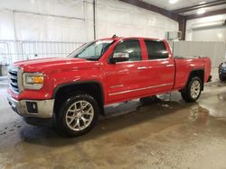 Salvage cars for sale at Avon, MN auction: 2015 GMC Sierra K1500 SLT