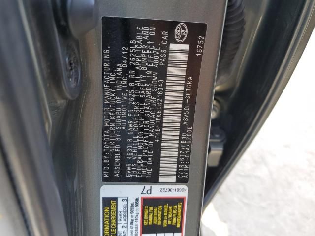 2012 Toyota Camry Base