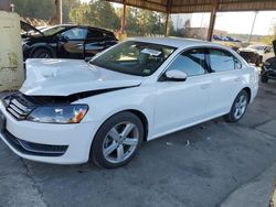 Volkswagen salvage cars for sale: 2013 Volkswagen Passat SE