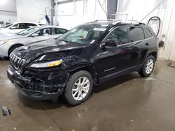 Salvage cars for sale at Ham Lake, MN auction: 2018 Jeep Cherokee Latitude Plus