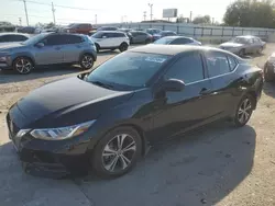 Salvage cars for sale at Oklahoma City, OK auction: 2021 Nissan Sentra SV