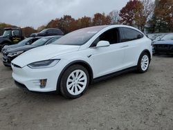 Salvage cars for sale at North Billerica, MA auction: 2018 Tesla Model X