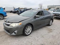 Salvage cars for sale at Kansas City, KS auction: 2012 Toyota Camry Hybrid