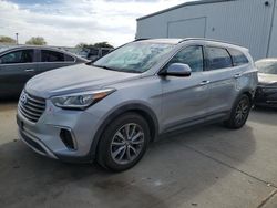 Salvage cars for sale at auction: 2017 Hyundai Santa FE SE