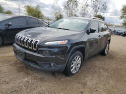 Salvage cars for sale at Elgin, IL auction: 2017 Jeep Cherokee Latitude