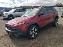 Jeep Cherokee Trailhawk salvage cars for sale: 2017 Jeep Cherokee Trailhawk