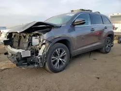 Toyota Vehiculos salvage en venta: 2017 Toyota Highlander LE