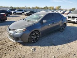 Salvage cars for sale at Kansas City, KS auction: 2015 Toyota Corolla L