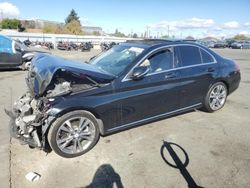 Salvage cars for sale at Vallejo, CA auction: 2016 Mercedes-Benz C300