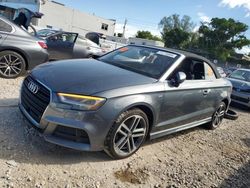 Salvage cars for sale from Copart Opa Locka, FL: 2019 Audi A3 Premium Plus