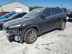 Jeep salvage cars for sale: 2017 Jeep Cherokee Limited