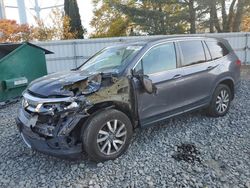 Salvage cars for sale at Windsor, NJ auction: 2019 Honda Pilot EX