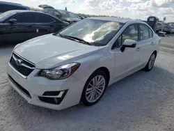 Subaru Vehiculos salvage en venta: 2016 Subaru Impreza Limited