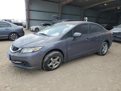 Salvage cars for sale at Houston, TX auction: 2014 Honda Civic LX