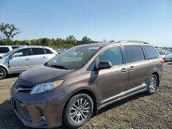 Toyota Vehiculos salvage en venta: 2018 Toyota Sienna XLE