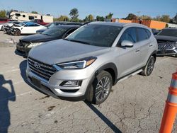 Salvage cars for sale at Bridgeton, MO auction: 2020 Hyundai Tucson Limited