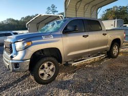 Toyota Tundra salvage cars for sale: 2018 Toyota Tundra Crewmax SR5