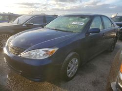 Salvage cars for sale at Arcadia, FL auction: 2002 Toyota Camry LE