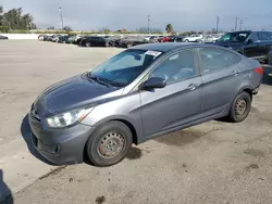 Salvage cars for sale at Van Nuys, CA auction: 2013 Hyundai Accent GLS