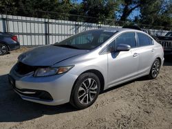 Honda salvage cars for sale: 2015 Honda Civic EX