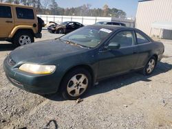 Salvage cars for sale at Spartanburg, SC auction: 2000 Honda Accord EX