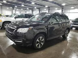 Salvage cars for sale at Ham Lake, MN auction: 2018 Subaru Forester 2.5I Premium