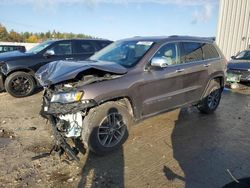 Salvage cars for sale at Franklin, WI auction: 2018 Jeep Grand Cherokee Limited