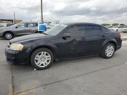 Salvage cars for sale at Grand Prairie, TX auction: 2012 Dodge Avenger SE