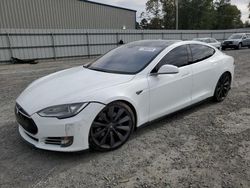 Salvage cars for sale at Gastonia, NC auction: 2013 Tesla Model S