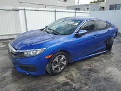 Honda salvage cars for sale: 2017 Honda Civic LX