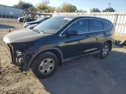 Salvage cars for sale at Sacramento, CA auction: 2015 Honda CR-V LX