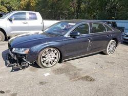 Salvage cars for sale at Austell, GA auction: 2015 Audi A8 L Quattro