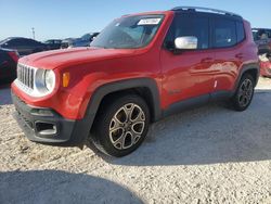 Jeep salvage cars for sale: 2016 Jeep Renegade Limited