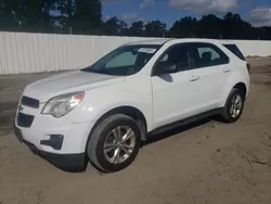 Salvage cars for sale at Seaford, DE auction: 2013 Chevrolet Equinox LS