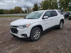 Chevrolet salvage cars for sale: 2018 Chevrolet Traverse LT