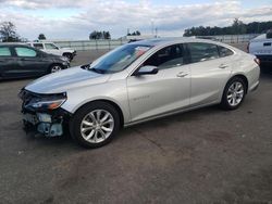 Salvage cars for sale from Copart Dunn, NC: 2019 Chevrolet Malibu LT