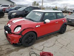 Salvage cars for sale at Pekin, IL auction: 2013 Mini Cooper S