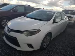 Salvage cars for sale at Riverview, FL auction: 2015 Toyota Corolla L