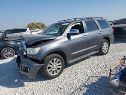 Salvage cars for sale at Taylor, TX auction: 2015 Toyota Sequoia Platinum