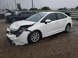 Salvage cars for sale at Miami, FL auction: 2021 Toyota Corolla LE