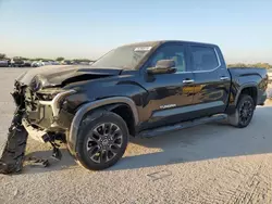 Salvage cars for sale from Copart San Antonio, TX: 2024 Toyota Tundra Crewmax Limited