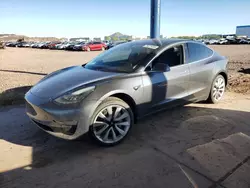 Salvage cars for sale at Phoenix, AZ auction: 2019 Tesla Model 3