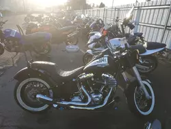 Salvage motorcycles for sale at Woodburn, OR auction: 2017 Harley-Davidson FLS Softail Slim